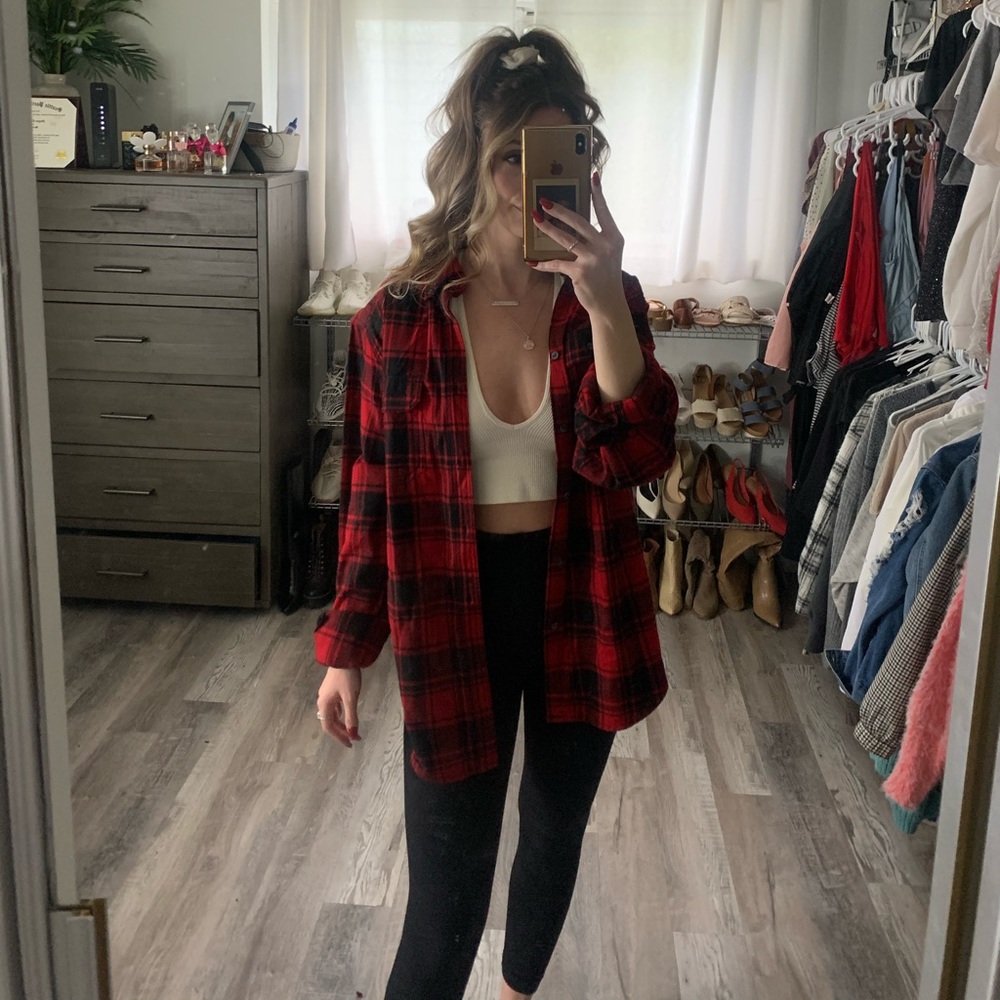 Red and black flannel
